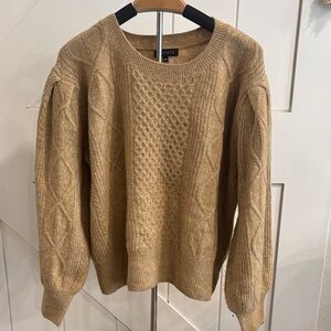 1. State Women's Camel Crewneck Sweater